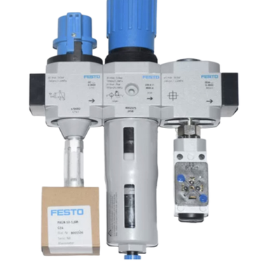 FESTO LF-1/2-D-MAXI-A Filtro dell'aria compressa in lega di zinco 40μm Scarico manuale 0,5-12bar