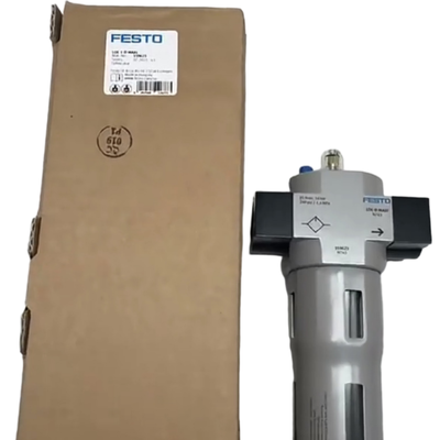 FESTO LF-1/2-D-MAXI-A Filtro dell'aria compressa in lega di zinco 40μm Scarico manuale 0,5-12bar