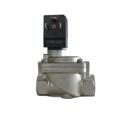 Valvola solenoide pneumatica a 2 vie normalmente aperta con temperatura da 0°C a 120°C FKM e dimensioni di orificio 20 mm per il funzionamento 00221971