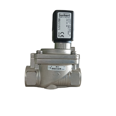 Valvola solenoide pneumatica a 2 vie normalmente aperta con temperatura da 0°C a 120°C FKM e dimensioni di orificio 20 mm per il funzionamento 00221971