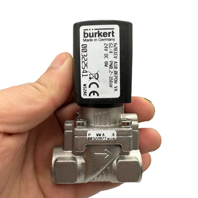 EPDM Materiali di sigillo G1/4′′ Valvola solenoide pneumatica 24V DC Valvola normalmente chiusa a 2 vie e Valvola normalmente aperta a 2 vie Funzione 00322541