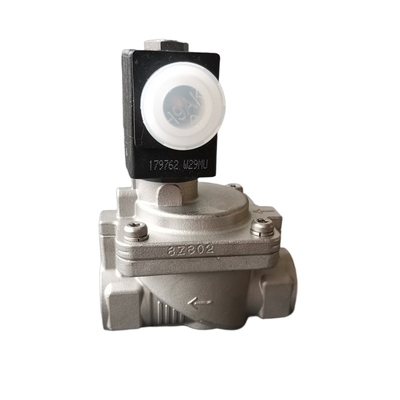 Valvola solenoidale pneumatica in acciaio inossidabile della serie 6281 a 2 vie, funzione di valvola normalmente chiusa, dimensioni del port G3/8′′ a G2′′ ideale per l'automazione pneumatica