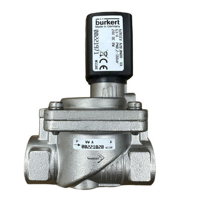 Valvola solenoidale pneumatica in acciaio inossidabile della serie 6281 a 2 vie, funzione di valvola normalmente chiusa, dimensioni del port G3/8′′ a G2′′ ideale per l'automazione pneumatica