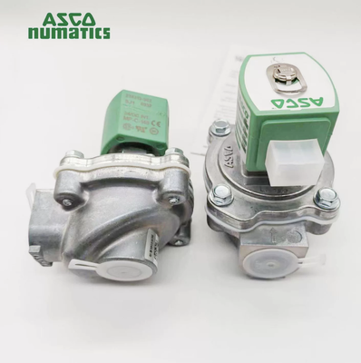 Valvola a getto di impulsi ad angolo filettato da 1 "G SCG353G044 Elettrovalvola a solenoide per collettore di polveri con corpo in alluminio serie 353 ASCO a risposta rapida