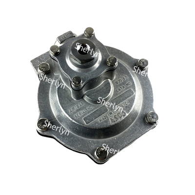 G353A048 Valvola a getto a impulso pilota integrata, ASCO 353 Serie 1.5" Corpo di valvola solenoide angolare in alluminio per la pulizia dei sacchetti di polvere