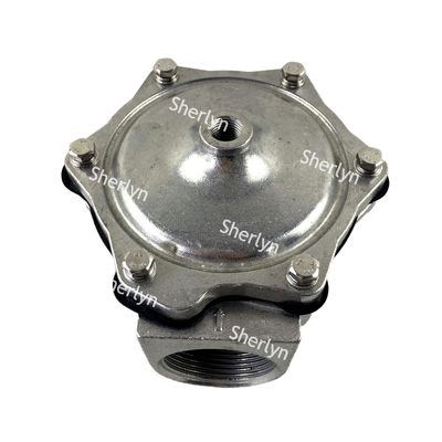 Valvola solenoide a impulso ad angolo destro da 1 pollice G353A045, Valvola di raccolta polveri di flusso medio in alluminio pilota integrale ASCO 353 Serie