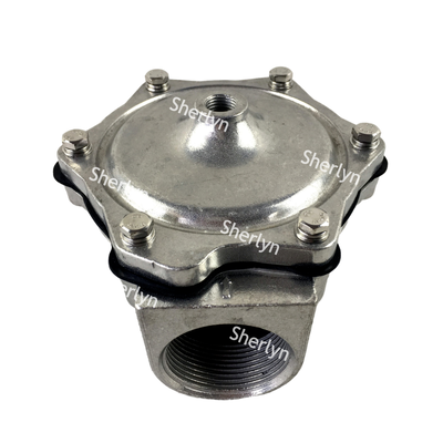Valvola solenoide a impulso ad angolo destro da 1 pollice G353A045, Valvola di raccolta polveri di flusso medio in alluminio pilota integrale ASCO 353 Serie
