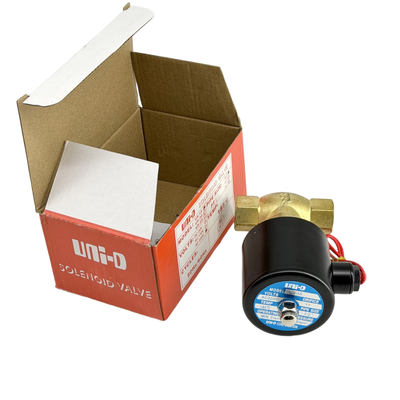 US-15 Piston Pilot Operated Pneumatic Solenoid Valve con certificazione CE PTFE Standard Seal Material e FKM Seal opzionale