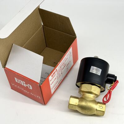 US-15 Piston Pilot Operated Pneumatic Solenoid Valve con certificazione CE PTFE Standard Seal Material e FKM Seal opzionale