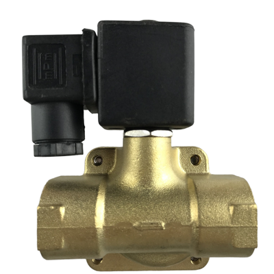 2/2 Way Normally Closed Pneumatic Solenoid Valve Featuring Brass Body Material Port Size 3/8" to 2" for Operation PU225-04