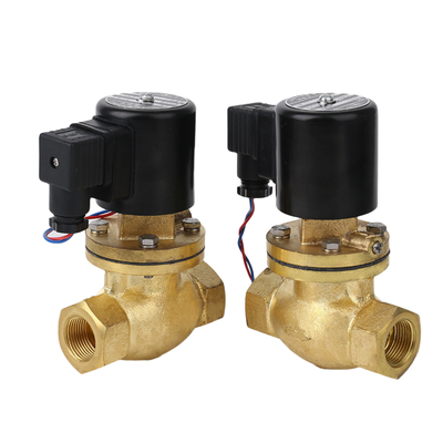 Corpo di ottone di pilota diaframma Valvola solenoide Port Dimensione da 1/2 ′′ a 2 ′′ Progettato per il controllo dei fluidi in ambienti industriali