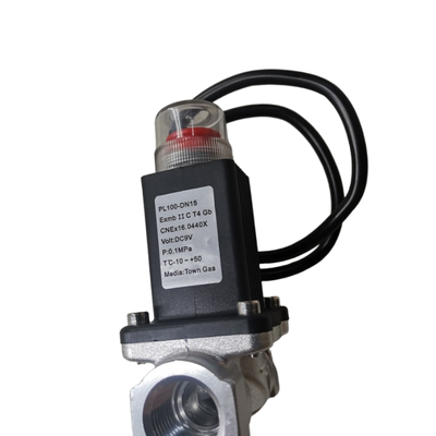 25 mm di dimensione dell'orizzonte MQ-1-25 Valvola dell'acqua 1′′ di dimensione del port valvola per fluido a bassa pressione 0 a 0,05 Mpa corpo in acciaio inox