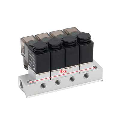 1-Inlet-5-Outlet 2V025-06-5F Manifold della valvola solenoide e 2V025-06-4F 1-Inlet-4-Outlet FKM Seal Ring
