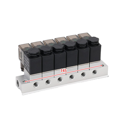 FKM Anello di tenuta 1-Inlet-6-Outlet 2V025-06-6F Manifold della valvola solenoide e 2V025-06-7F 1-Inlet-7-Outlet