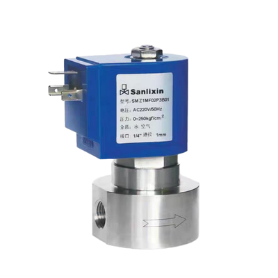 H4S005B01-DC-24 PEEK Materiale di sigillamento 1/8' Port Size 24VDC 2 Way NC Orifice Size 0.5mm Valvola solenoide ad alta pressione