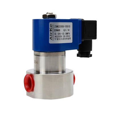 H4S005B02-AC-220 Valvola ad olio leggero a funzionamento diretto PCTFE Materiale di sigillo 1/4' Portura 220VAC