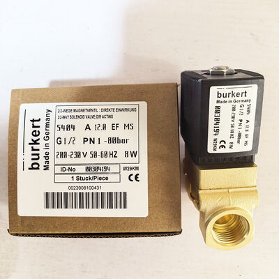 '00304194 00304191 00304193 Burkert elettrovalvola di controllo garantisce un funzionamento stabile in varie applicazioni industriali 5404 G1/2 2/2 normalmente chiuso