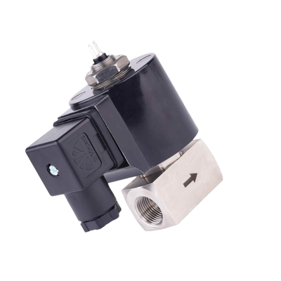 8.16AAS015B 1.5mm Dimensioni orifizio Acciaio inossidabile 304 Elettrovalvola pneumatica Funzionamento ad azione diretta G1/8 G1/4 G3/8 Dimensioni porta