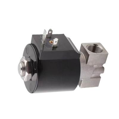 8.7AAS010B Valvola di solenoide pneumatica di dimensione 1 mm 24VAC Voltaggio 3/8 1/4 3/8 Port Size PTFE Seal Material