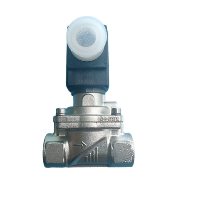 Valvola di controllo solenoide industriale ad alto flusso Burkert 6281 G1 2/2 NC corpo in acciaio inossidabile resistente all'usura Sigillo EPDM 25 mm orifizio di flusso 8W bobina DC24V AC24V AC220V selezionabile 00222019 00222020 00222021
