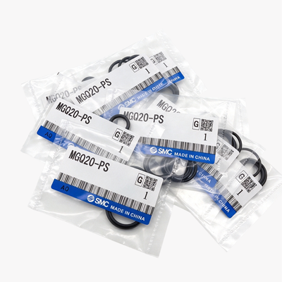 SMC MGQ16-PS Compact Guide Silindro Sello Kit di riparazione NBR Sottili a pistone per MGQ16 16mm Bore doppio effetto Guida pneumatica Silindro di riparazione manutenzione