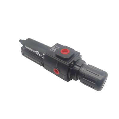 NORGREN B73G‐3GK‐QT3‐RMN B73G‐3GK‐QT1‐RMN Unità di preparazione dell'aria di rilievo Push-Lock Tamper-Resistant Knob Diaframma bilanciato Modulare o montato in linea Per stazioni di lavoro di assemblaggio automatico leggero