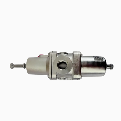 NORGREN B38P‐244‐B1MA B38P‐344‐B1MA Regulatore di filtri in acciaio inossidabile PTF Thread Manual Drain 5μm‐25μm Elemento conforme alla NACE per il sistema di preparazione dell'aria compressa marino-offshore corrosivo