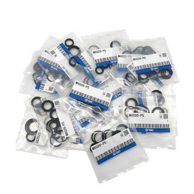 Kit guarnizioni di ricambio SMC MXQ8‑PS per tavola a slitta pneumatica, componenti di tenuta resistenti all'usura per revisione cilindro lineare a doppio effetto di piccolo diametro e riparazione perdite d'aria