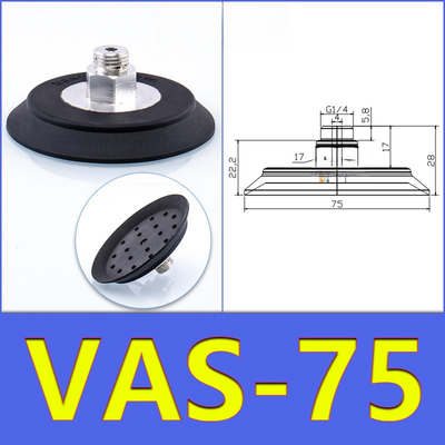 FESTO VAS75 Flat Round Vacuum Suction Pad RoHS Compliant Multi Color Elastomer Material For Large Size Smooth Surface Workpiece Lifting