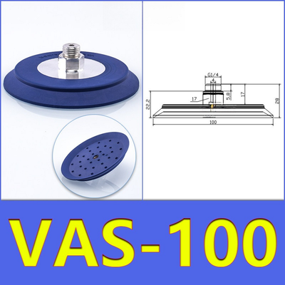 Ventosa pneumatica FESTO VAS100 in silicone resistente alle alte temperature e gomma nitrilica resistente all'olio per la lavorazione di lamiere