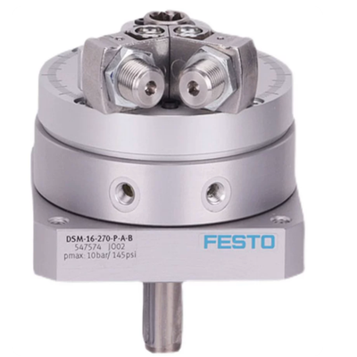 Attuatore pneumatico rotativo a doppia azione con angolo di rotazione di 270 gradi e azionamento semirotario a fusoliera rotativa