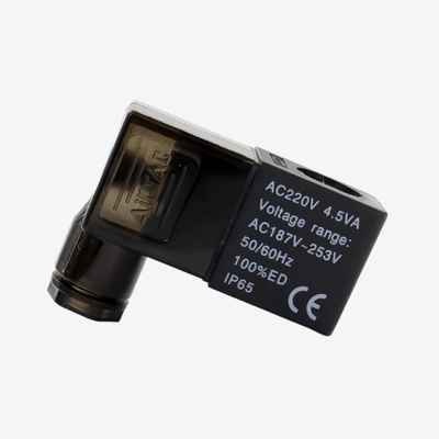 Bobina solenoide Airtac AC220V DC24V Bobina di ricambio separata per valvola solenoide pneumatica serie 4V Isolamento classe F Connettore Din Ampia tolleranza di tensione