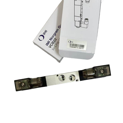 5/3 Valvola solenoide centrale chiusa NORGREN VCB22B611A-AB213J G1/4 24VDC Valvola di posizionamento a doppio solenoide per fissaggio galleggiante 5 Port 3 posizione