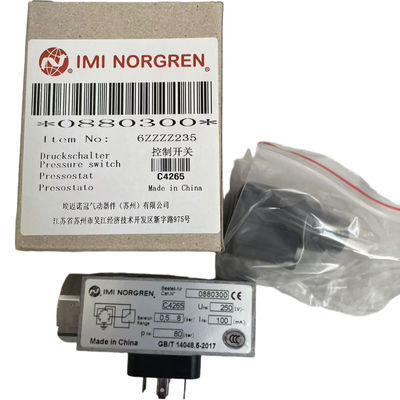 IMI NORGREN 0880300 Pressure Switch G1/4 Thread 0.5 to 8bar Pressure Alarm Controller for Pneumatic Equipment