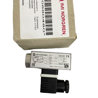 Interruttore di pressione NORGREN 0880480 antideflagrante con filettatura G1/4 da 1 a 16 bar per aree pericolose