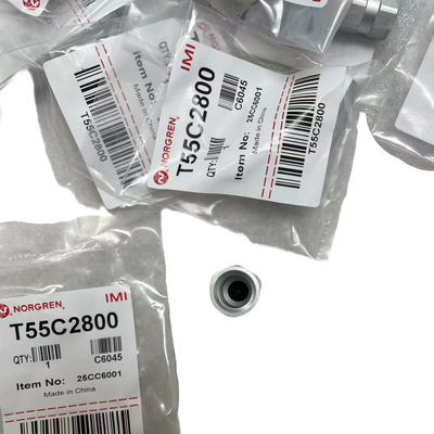 Compact Pneumatic Check Valve T55C2800 IMI Norgren G1/4 BSPP Thread Lightweight Non Return Valve For Robot Pneumatic Circuit