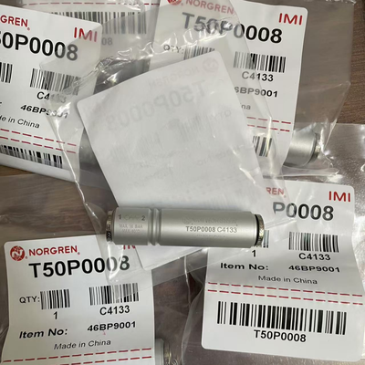T50P0008 IMI Norgren Valvola di non ritorno a innesto rapido per tubo OD da 8 mm Valvola di ritegno a bassa pressione di scoppio per sistema pneumatico a vuoto