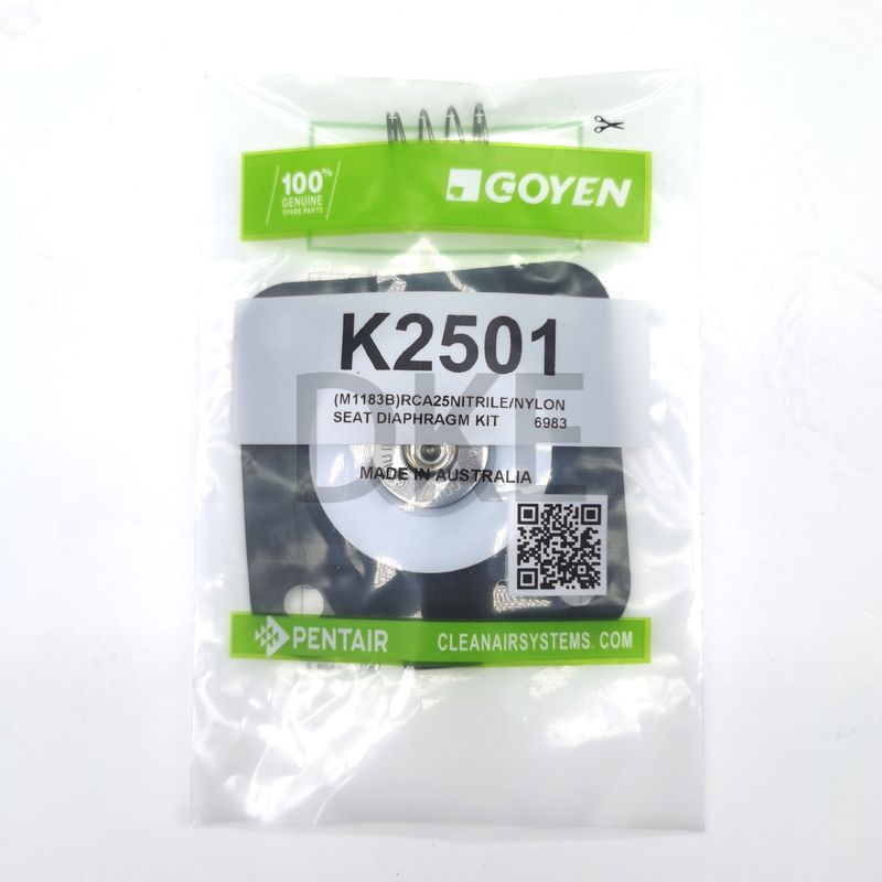 K2501 (M1183B) Goyen Pulse Valve Diaphragm CA25 RCA25 Valve Modello DD, FS, MM, T Serie