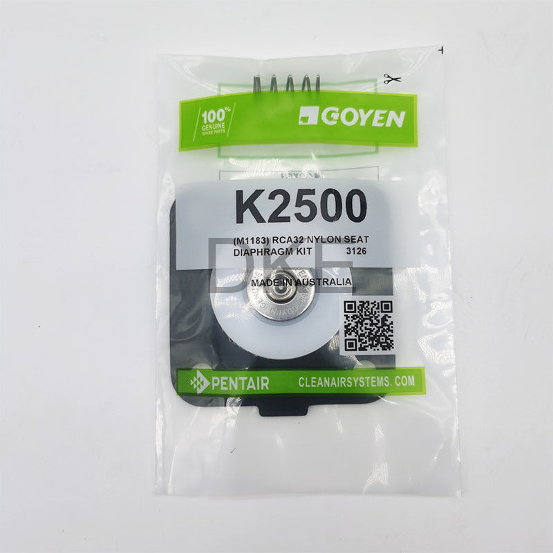 Accessoio del diaframma della valvola a impulso di nitrile Goyen K2500 M1183 CA/RCA32 T * 0-0.8MPa