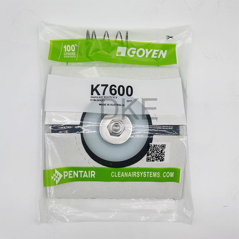 Kit di riparazione del diaframma di tipo Goyen K7600 CA76 / RCA76 Dimensione 3" MM T Serie Buna / Nylon