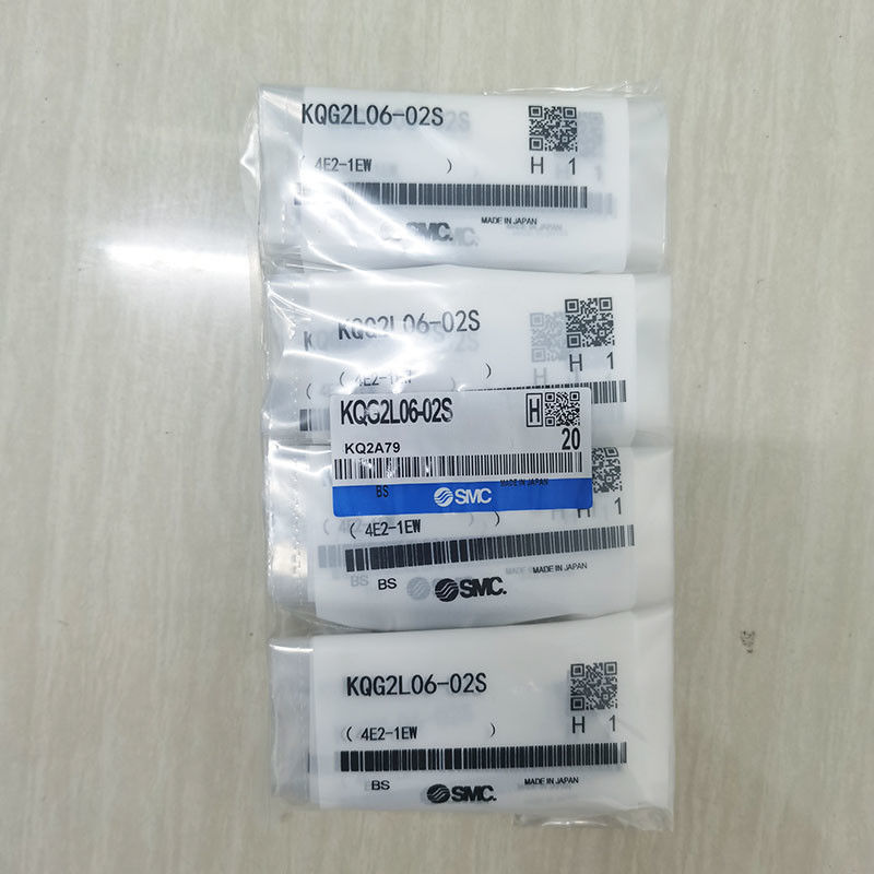 SMC KQG2L06-02S Fitture gomito maschio per tubo da 6 mm, 1/8R PORTO