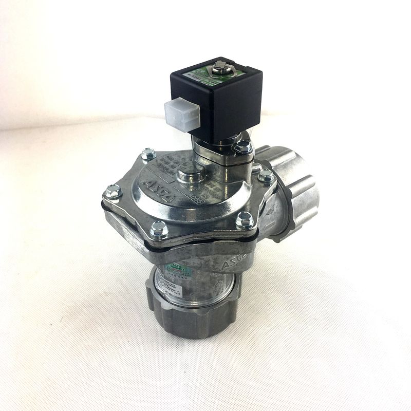 Ø1 1/2 Fitture di compressione Valvole a getto a impulso del diaframma ASCO SCG353A065 Pilota integrale a doppio stadio Ø1 1/2 Orificio Dimensione 52