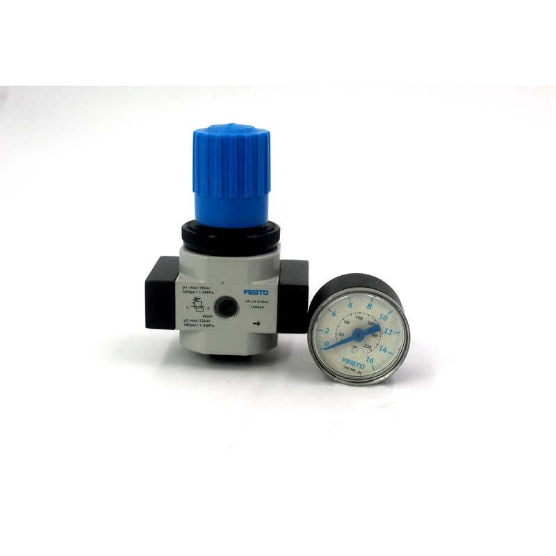 FESTO Lega di zinco LR-3/8-D-7-O-MINI 162600 Valvola di regolazione della pressione 0,5-7bar senza manometro