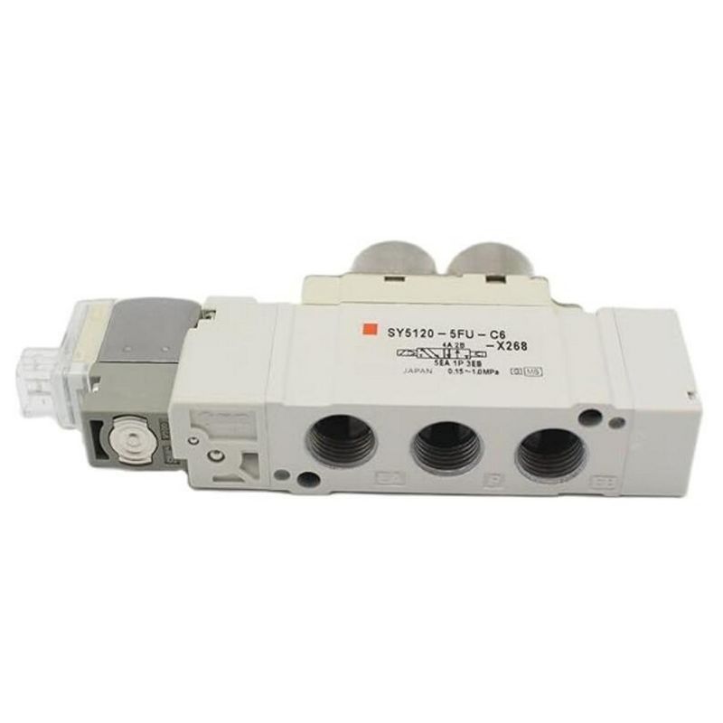 SY5320-5LZD-01 SMC Valvola solenoide 3 posizione centro chiuso DC24V Port Size 1/8