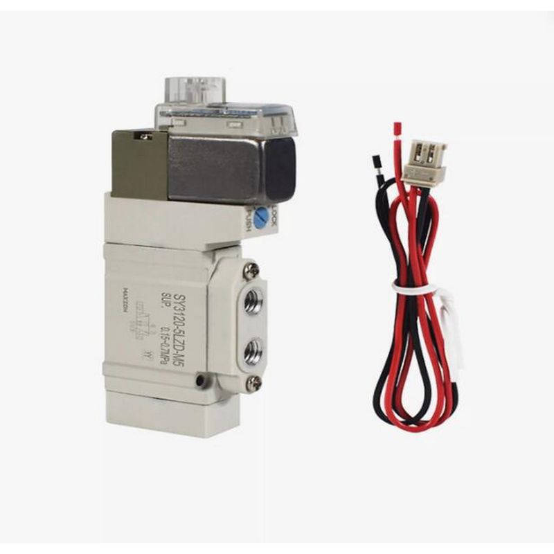 Valvola solenoidale SMC SY5220-5LZD-C8 2 posizione doppia portatura a un tocco dimensione ø8 DC24V