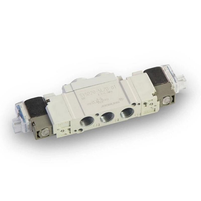 SMC SY5120-5LZD-C8 2 Posizioni Fitting a un solo tocco ø8 Valvola solenoide pneumatica DC24V