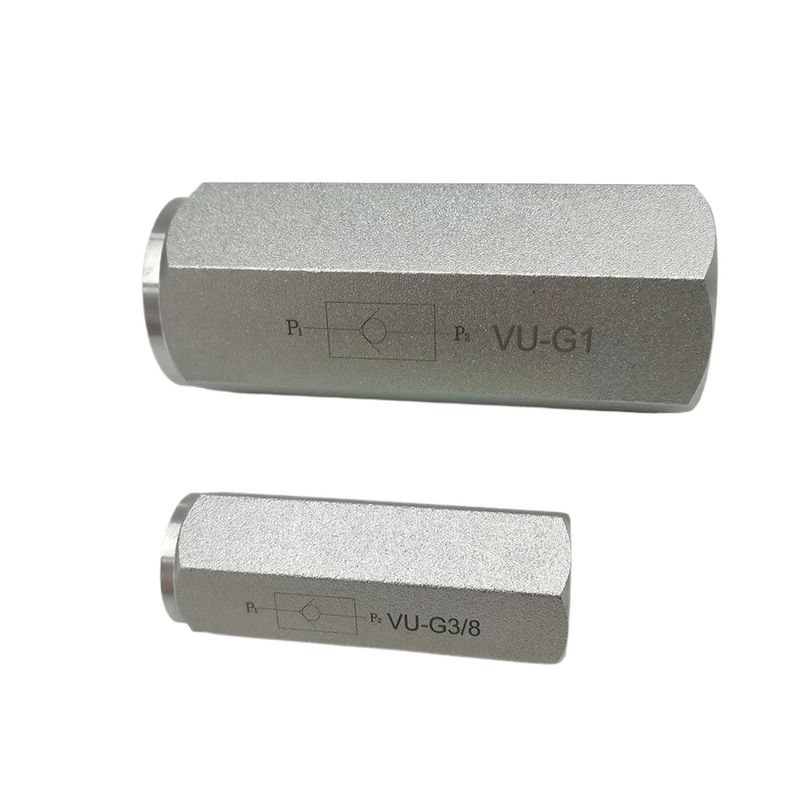 Codice ISO 16/13 Valvola di controllo idraulica VU-G1 VU-G3/8 VU-G3/4 VU-G1-1/4 VU-G2