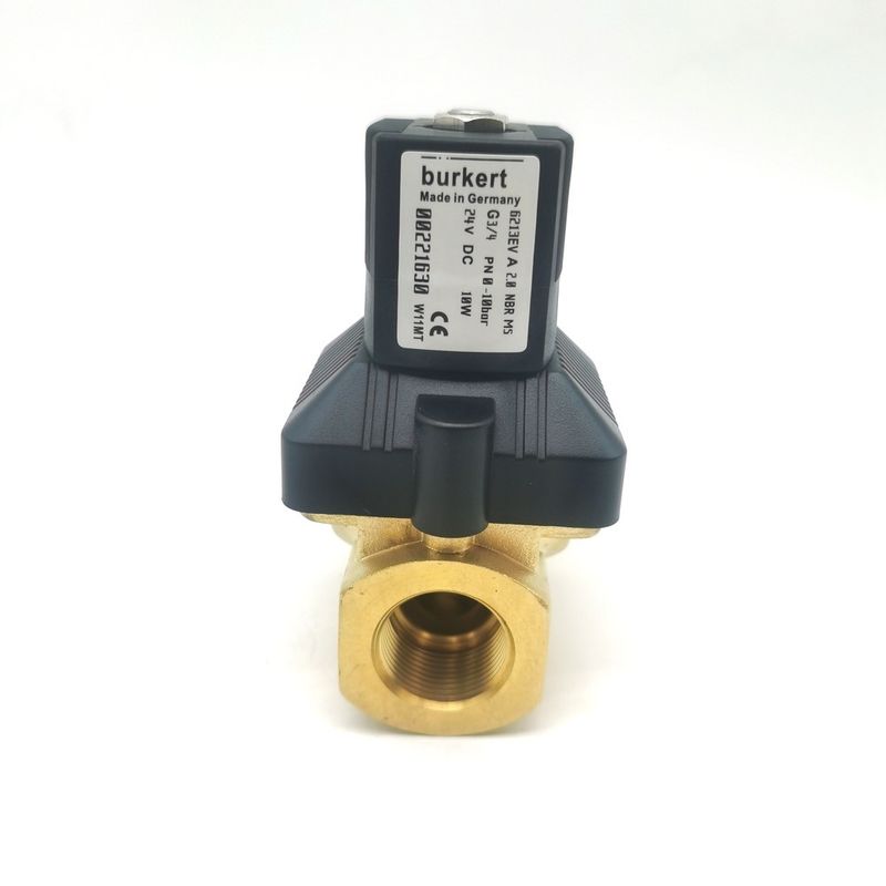 Tipo di flange BURKERT 00134245 6013 Tipo di connessione della piastra inferiore Corpo di valvola in ottone normalmente chiuso 0 ~ 25bar