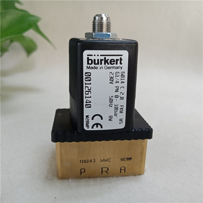 Valvola solenoide Burkert 6014C 2.0 FKM G1/4 PN 0-10bar 230V 00126140
