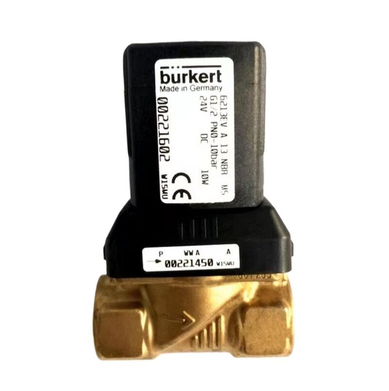 00308506 BURKERT Valvola solenoide G1 2/2 Normalmente chiusa 25 foro di flusso FKM Corpo di valvola di ottone sigillato 8W 1-32bar